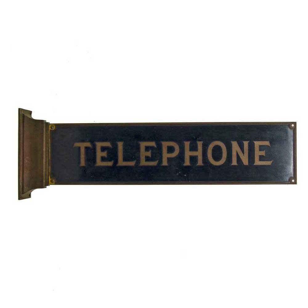 Bronze Telephone Sign - Aurora Mills