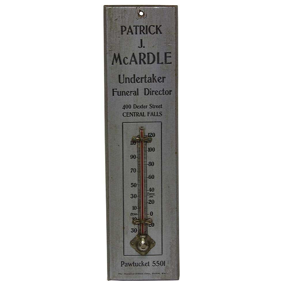 Funeral Home Advertising Thermometer - Aurora Mills