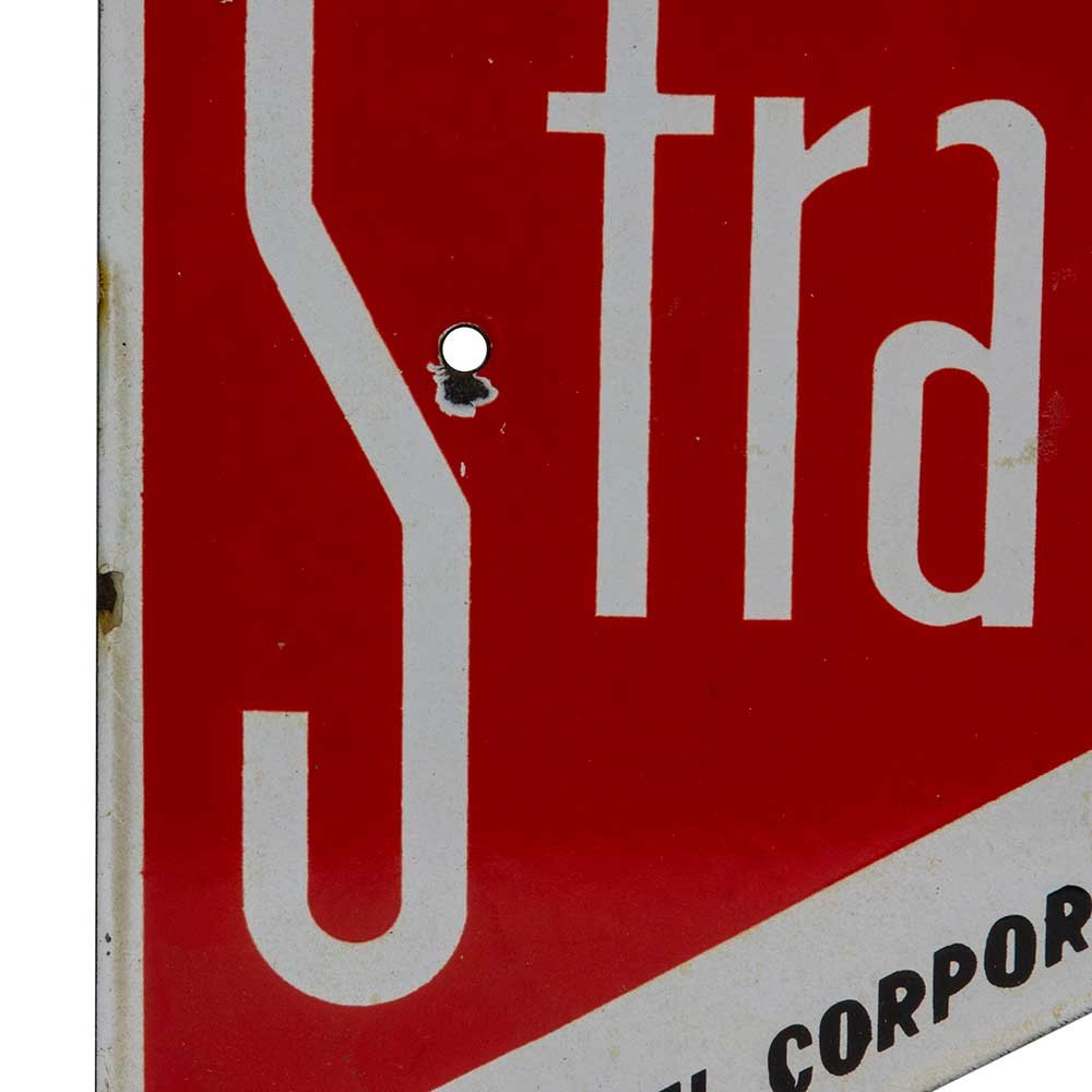 Stran Steel Porcelain Enamel Sign - Aurora Mills