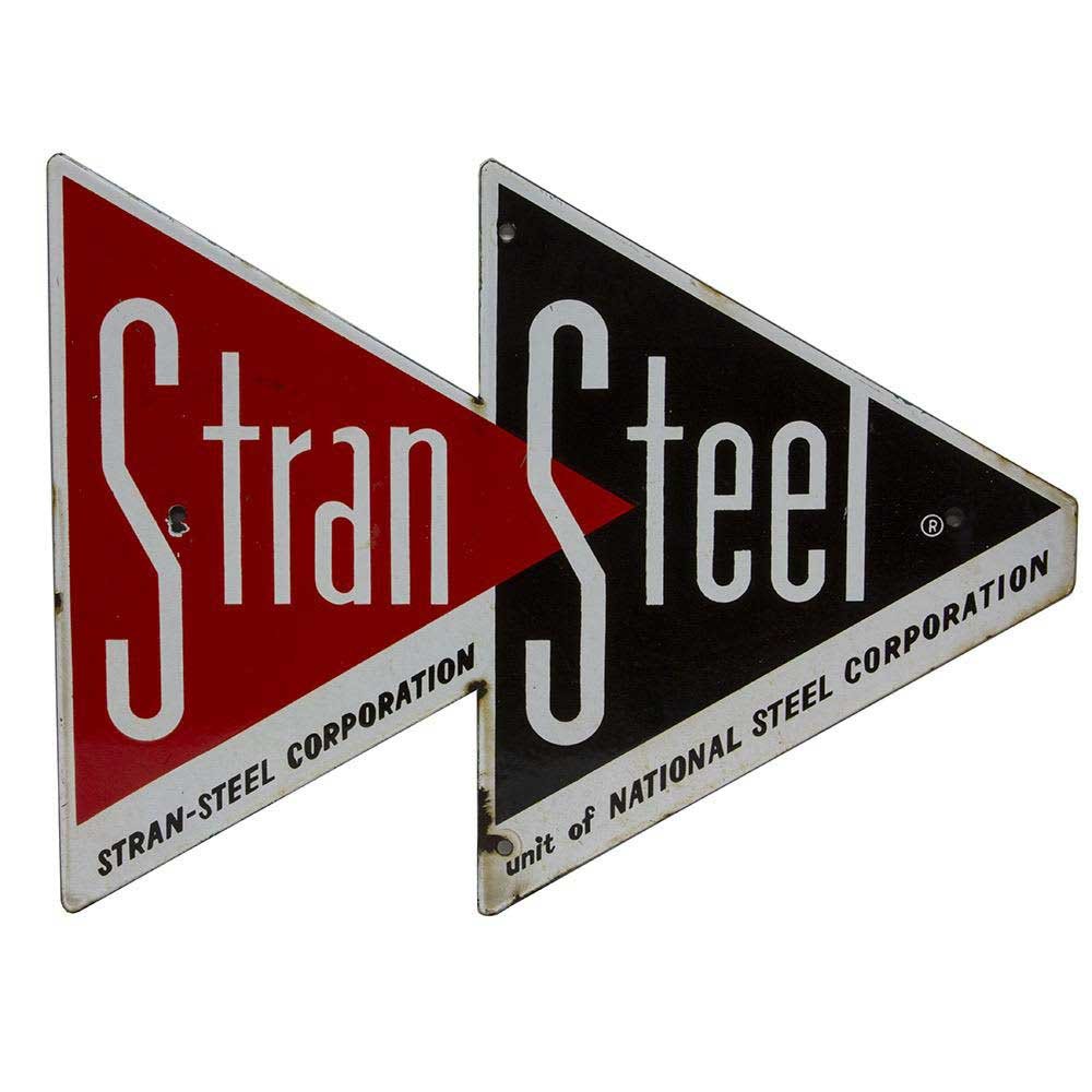 Stran Steel Porcelain Enamel Sign - Aurora Mills