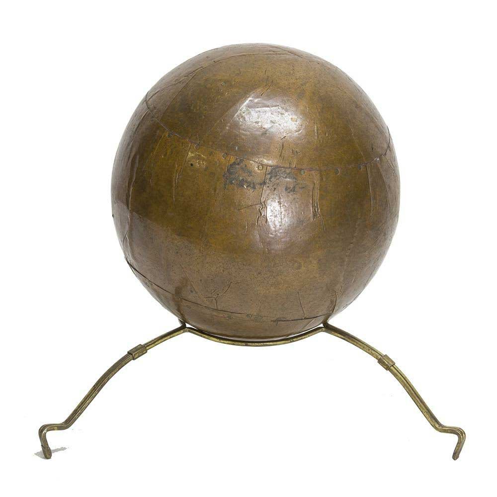 Folk Art Copper Sphere - Aurora Mills