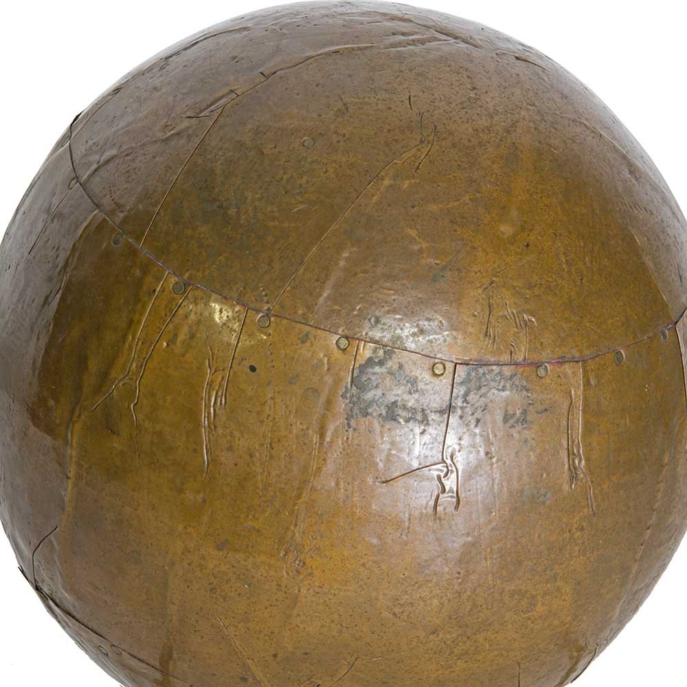 Folk Art Copper Sphere - Aurora Mills
