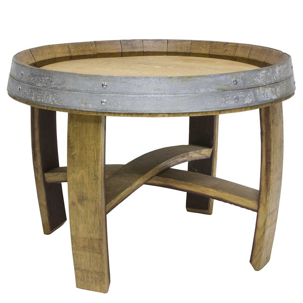 Wine Barrel Coffee Table - Aurora Mills
