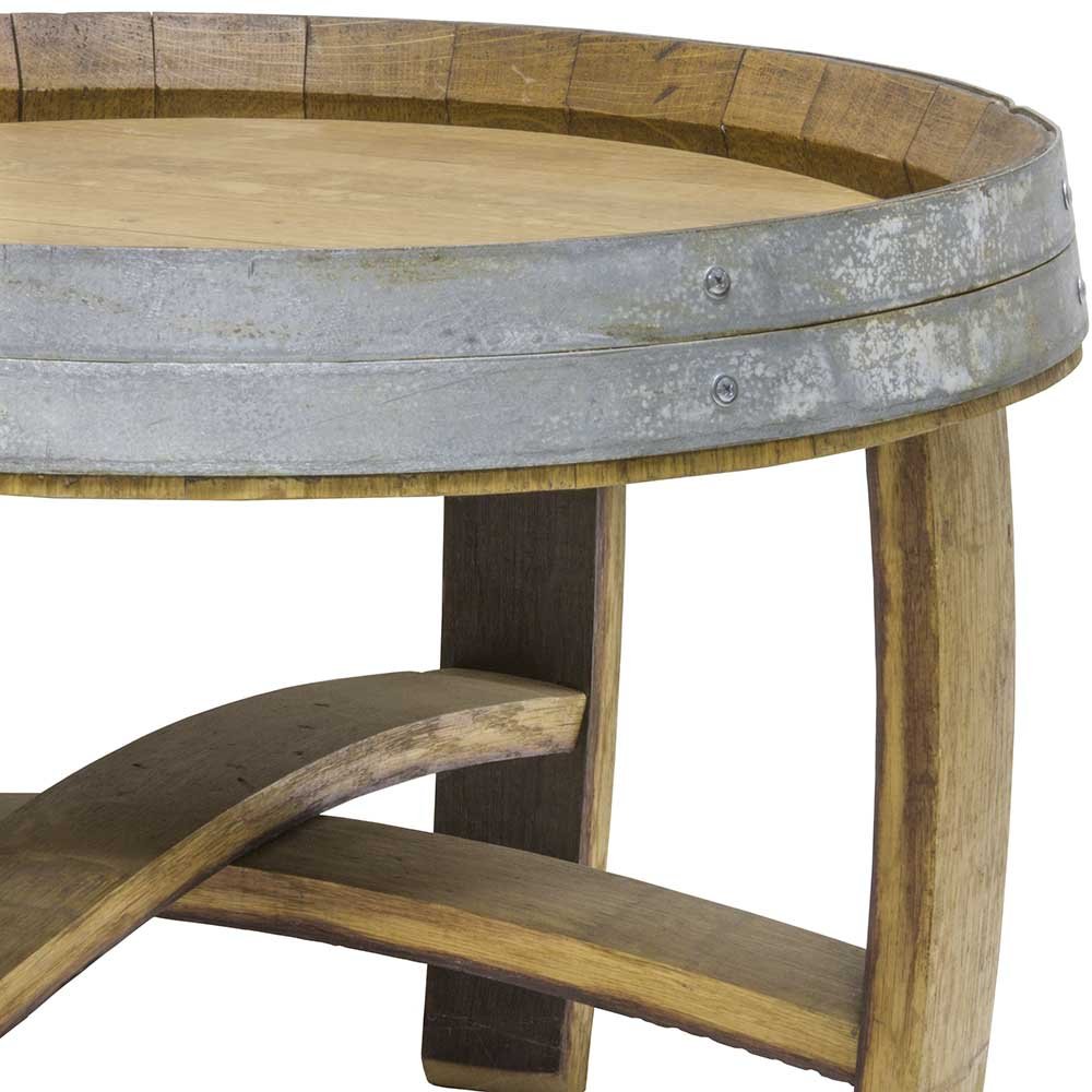Wine Barrel Coffee Table - Aurora Mills