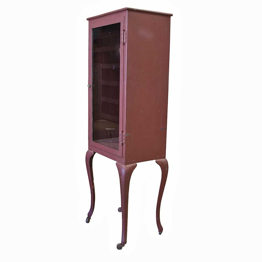 Red Medicine Cabinet - Aurora Mills
