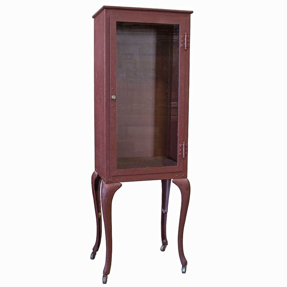 Red Medicine Cabinet - Aurora Mills