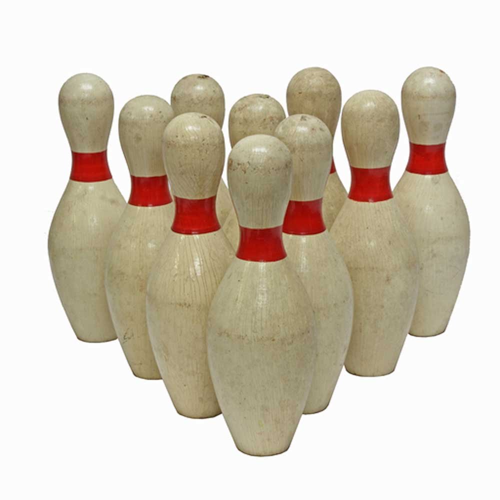 Vintage Kids Bowling Pins (S/10)
