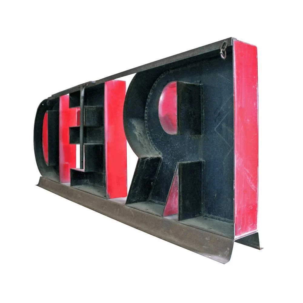 Red Owl Porcelain Enamel Sign - Aurora Mills