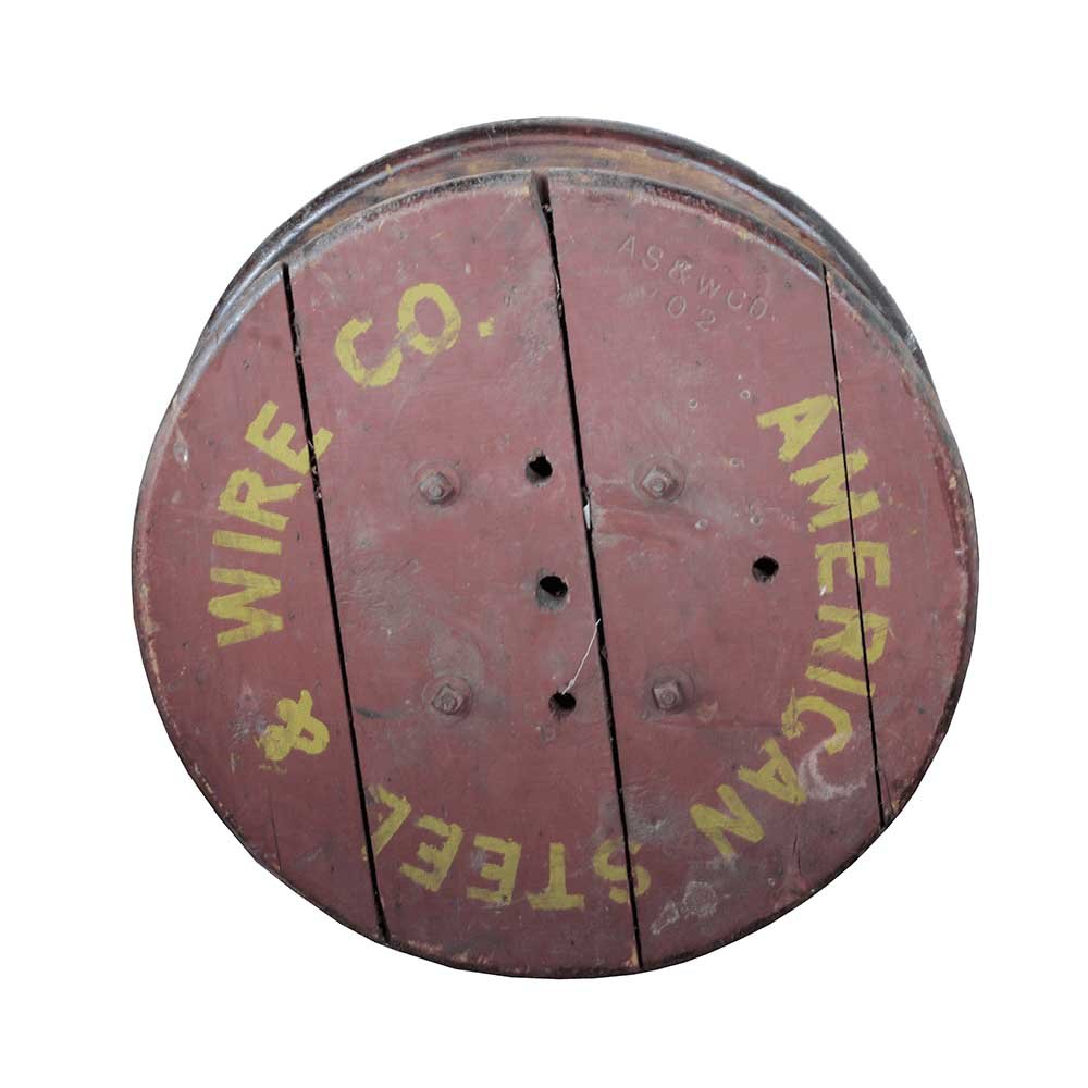 Painted American Wire Spool - Aurora Mills