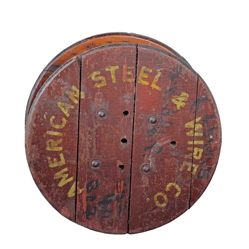 Painted American Wire Spool - Aurora Mills