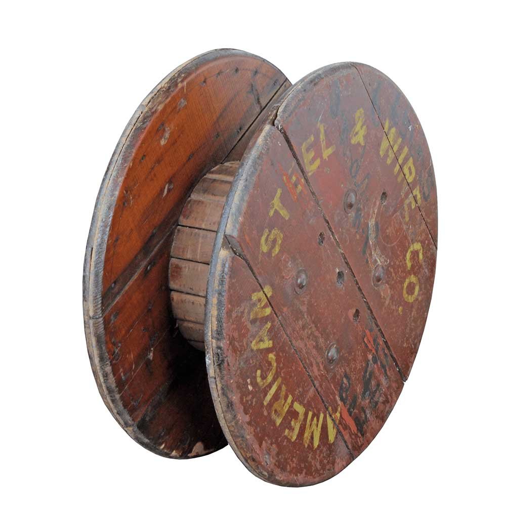 Painted American Wire Spool - Aurora Mills