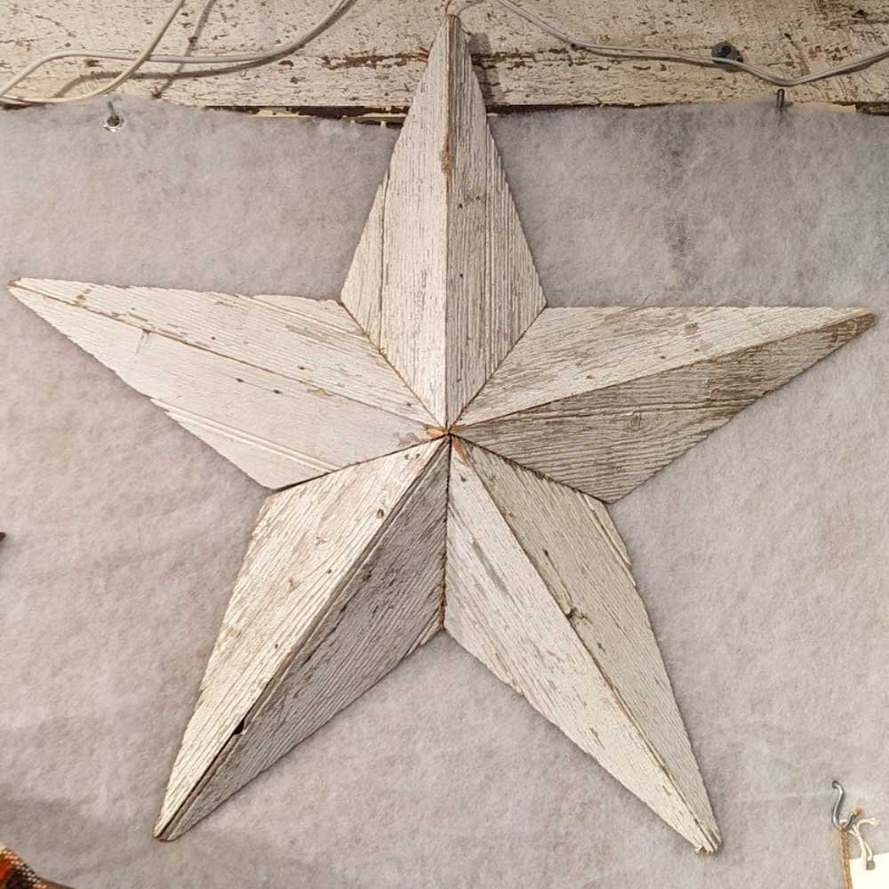 Salvaged Barn Wood Stars - Aurora Mills