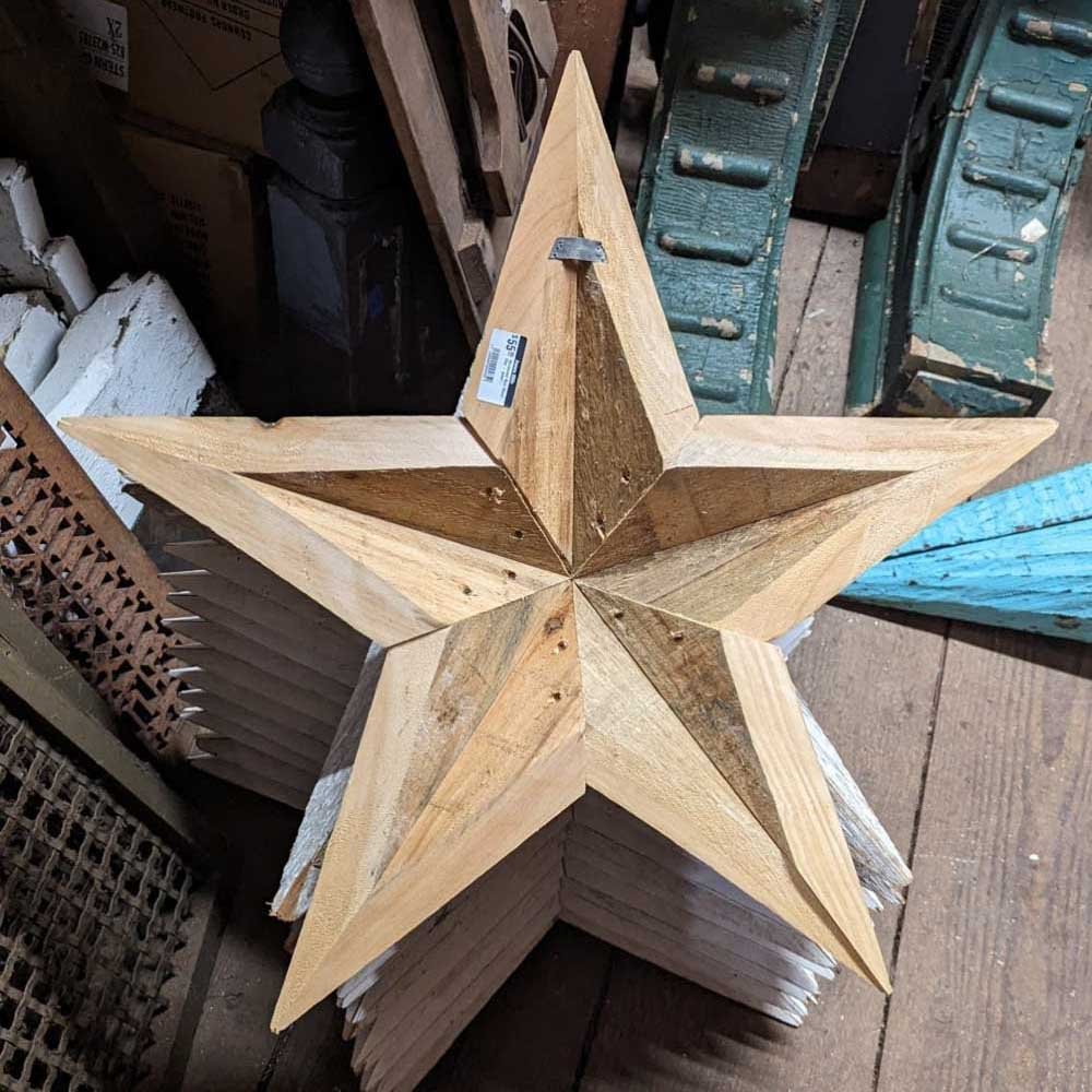 Salvaged Barn Wood Stars - Aurora Mills
