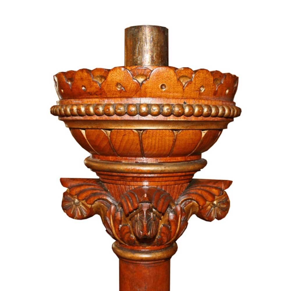 Carved Victorian Candle Holder - Aurora Mills