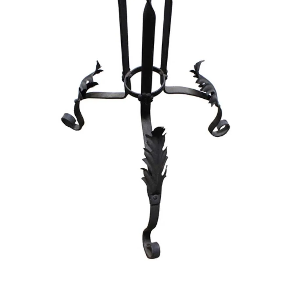 Victorian Plant Stand with Leaf Motif — Aurora Mills