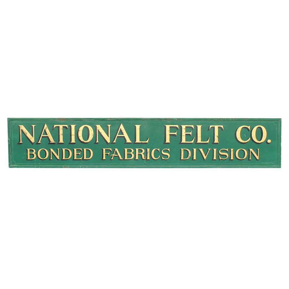 National Felt Co. Sign - Aurora Mills