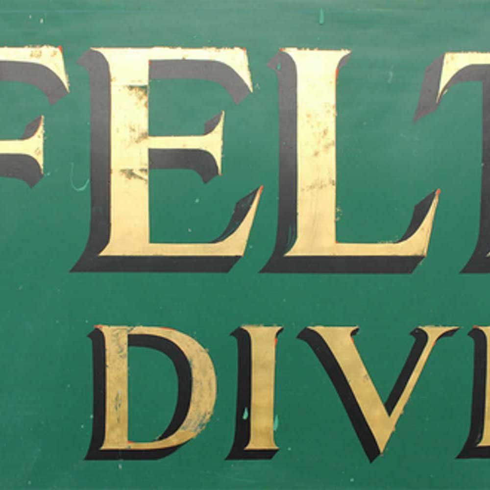 National Felt Co. Sign - Aurora Mills