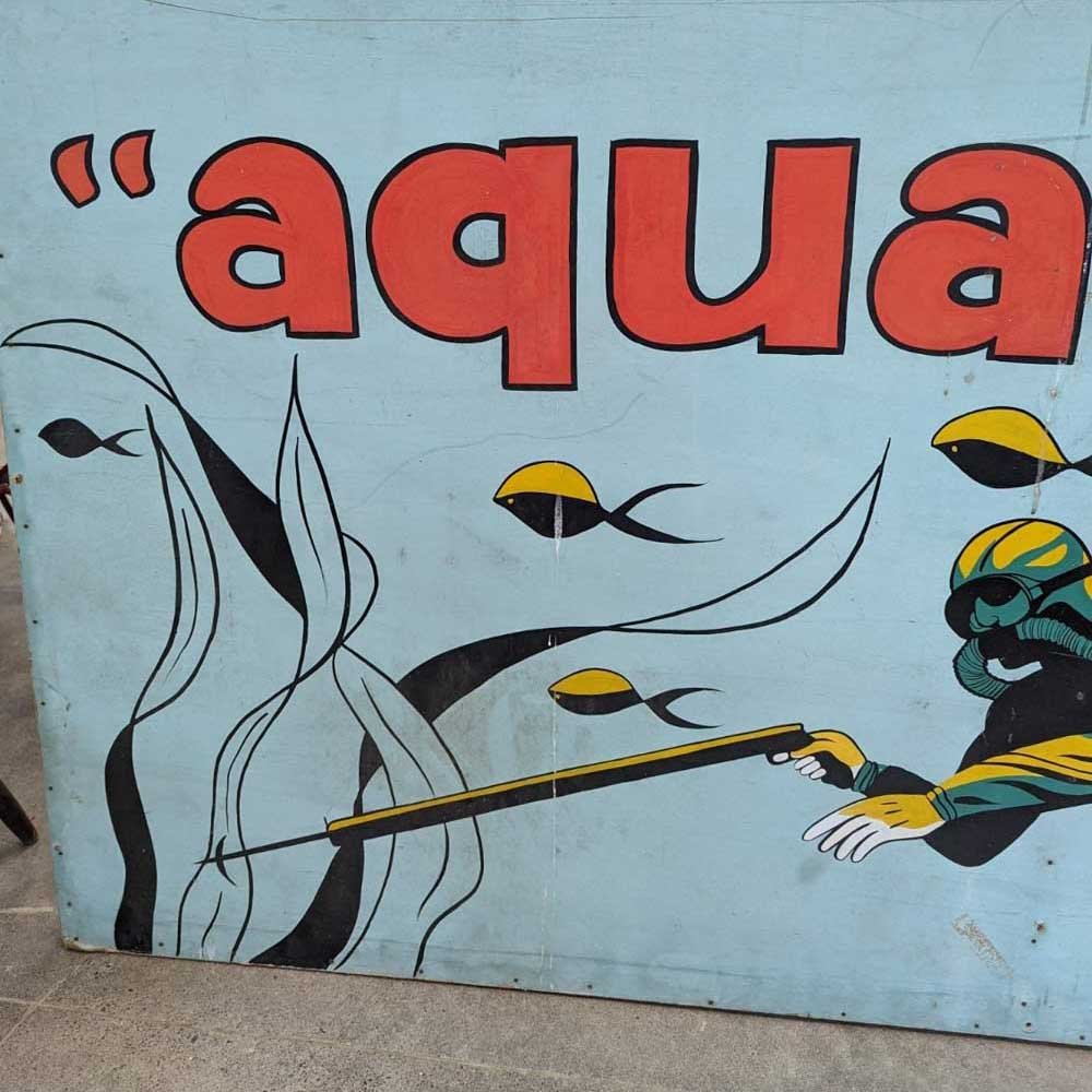 Aqua-Lung Supplies Sign - Aurora Mills