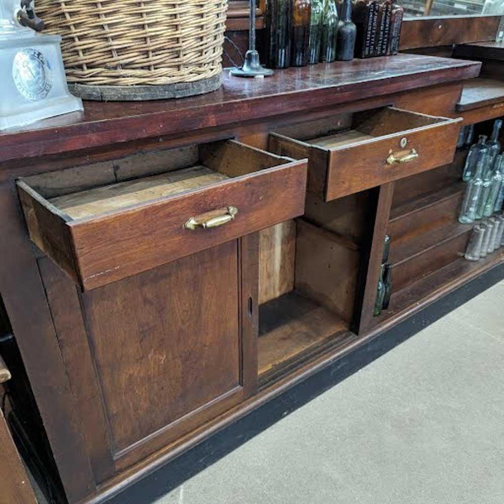 12' Birch Backbar Cabinet - Aurora Mills