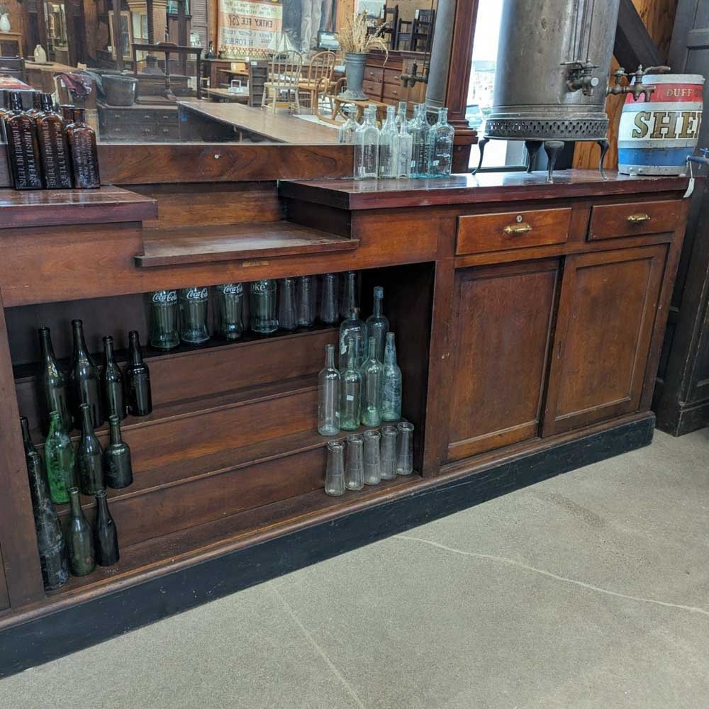 12' Birch Backbar Cabinet - Aurora Mills