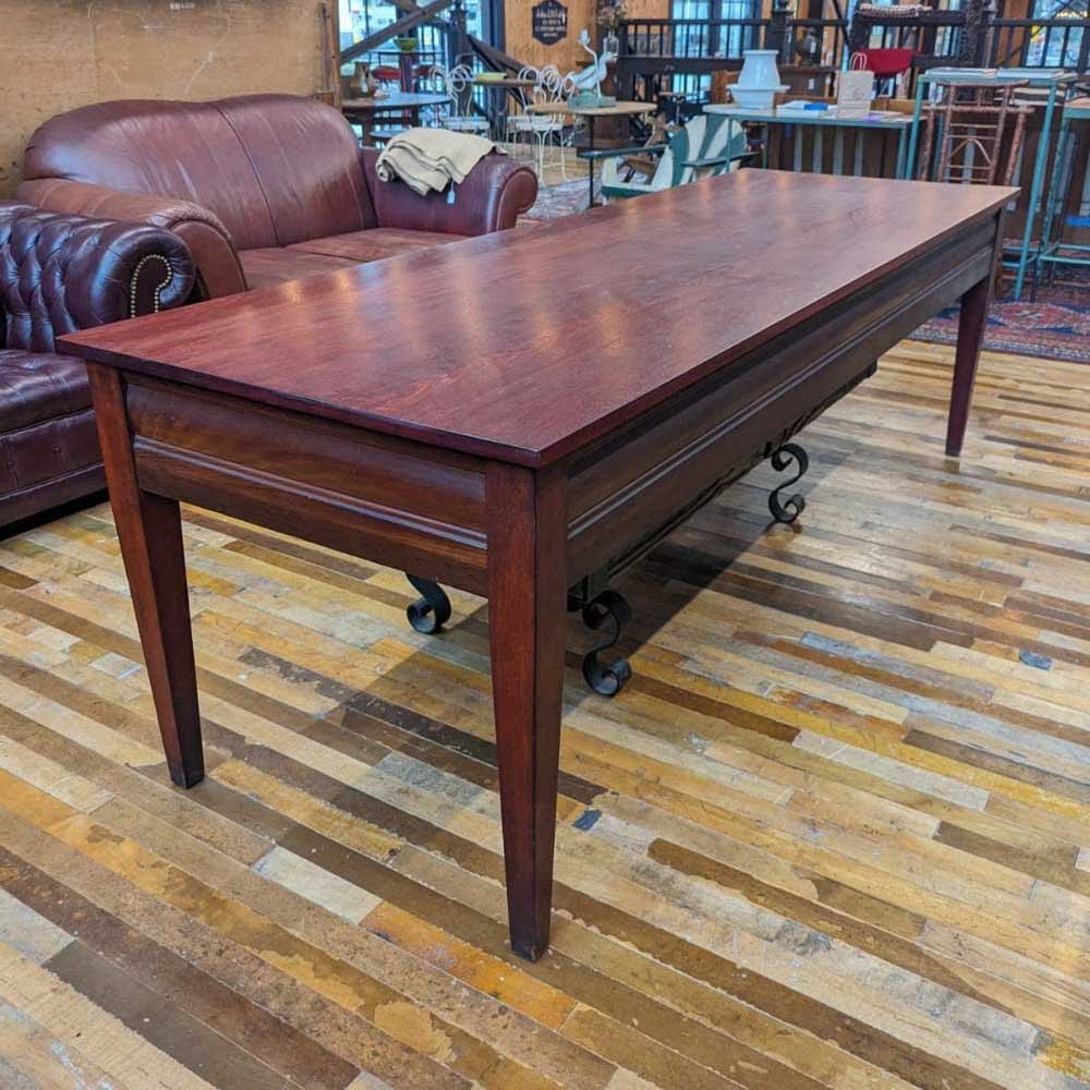 Red Mahogany Writing Desk - Aurora Mills