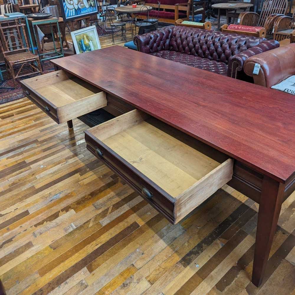 Red Mahogany Writing Desk - Aurora Mills