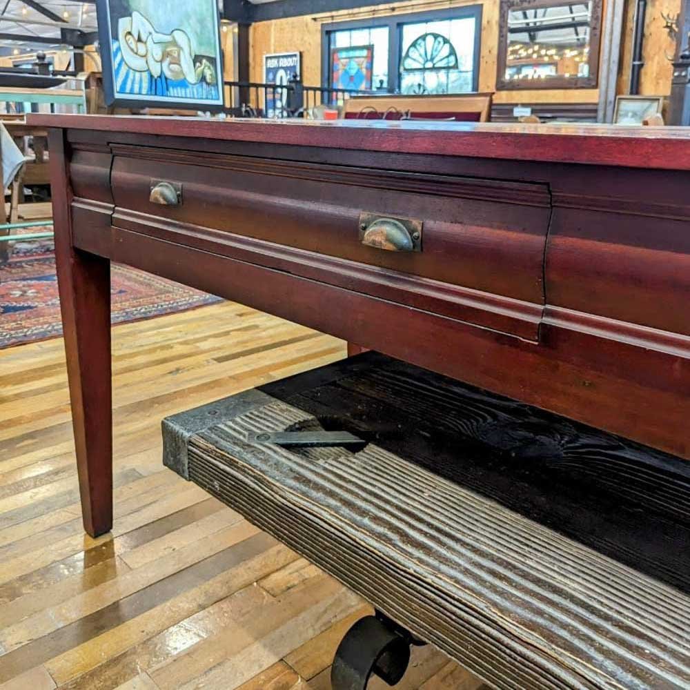 Red Mahogany Writing Desk - Aurora Mills