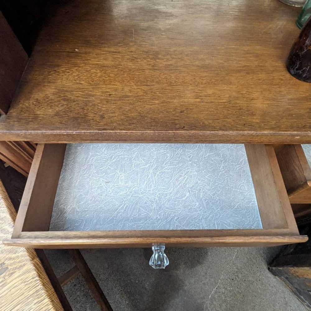 Mahogany Built-In Corner Cabinet - Aurora Mills