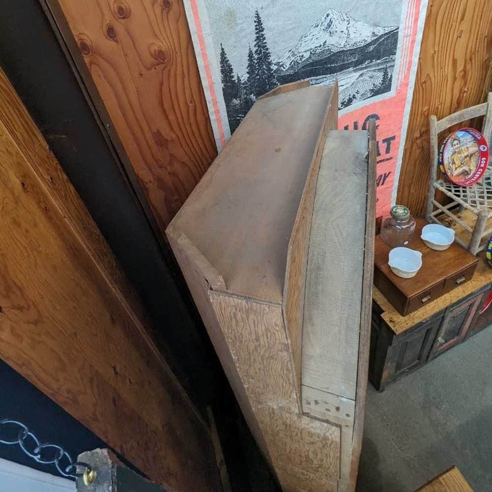 Mahogany Built-In Corner Cabinet - Aurora Mills