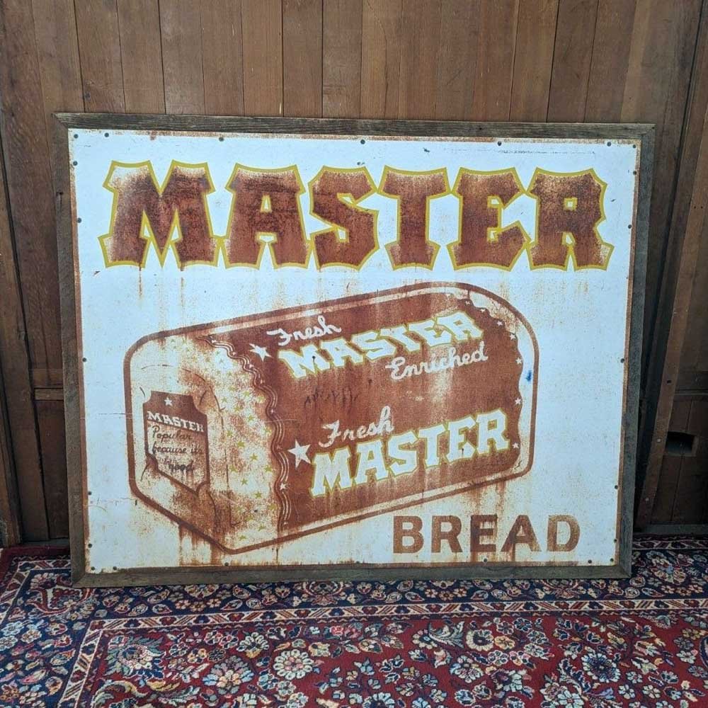 Vintage Master Bread Advertising Sign