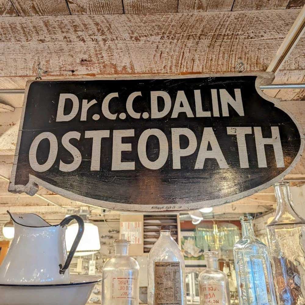 Dr. C.C. Dalin Osteopath Sign