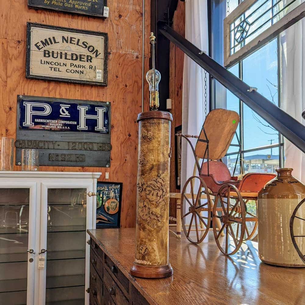 Wallpaper Roll Lamp - Aurora Mills