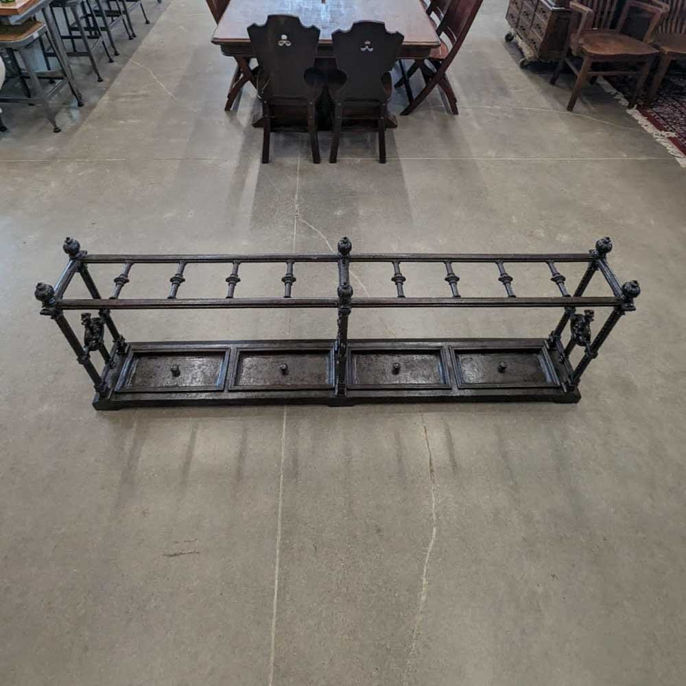 Ornate Cast Iron Umbrella Stand
