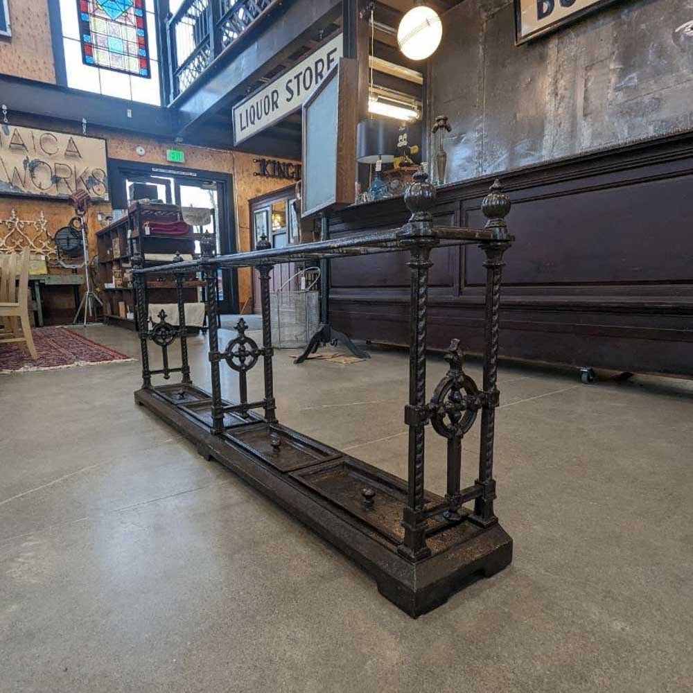 Ornate Cast Iron Umbrella Stand - Aurora Mills