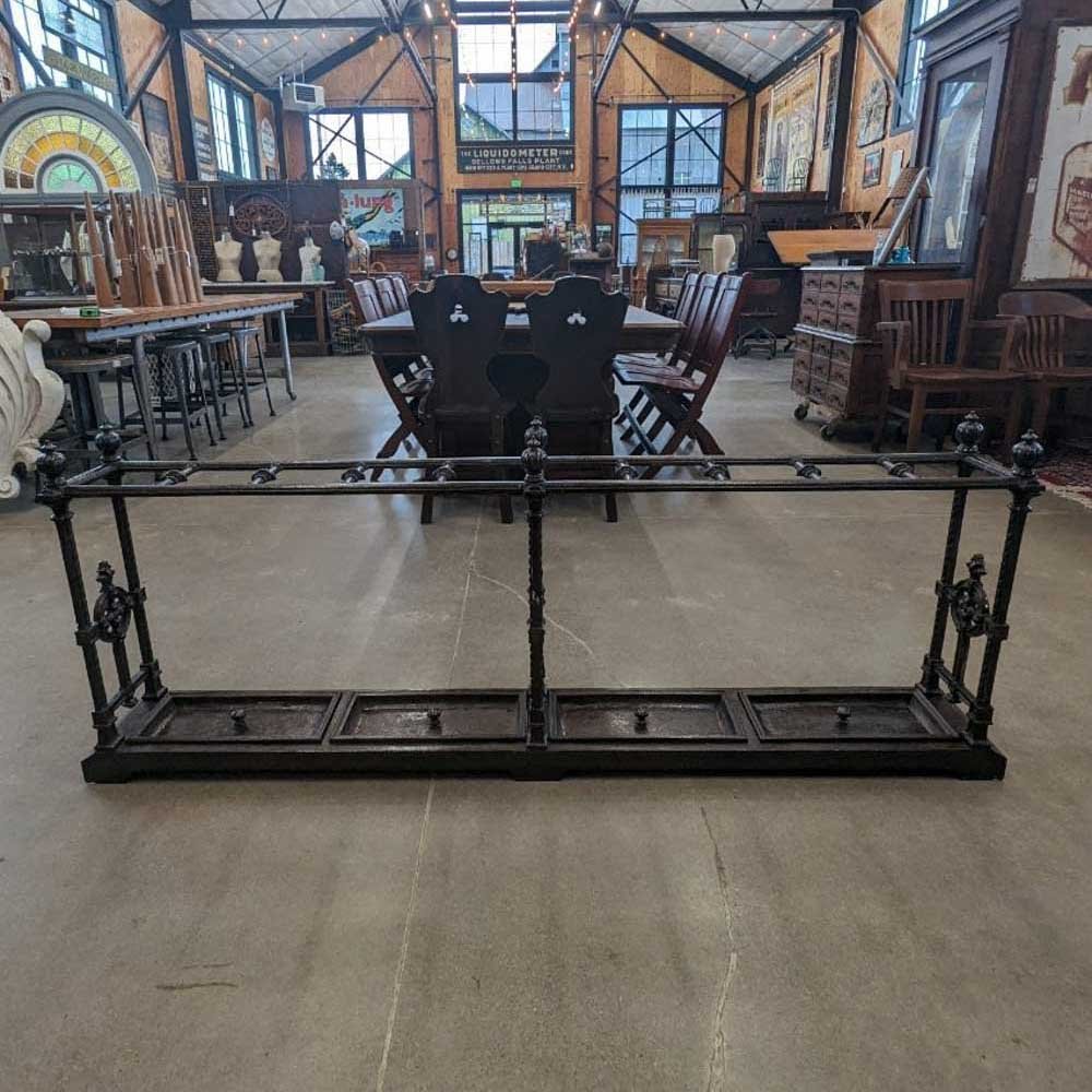 Ornate Cast Iron Umbrella Stand - Aurora Mills