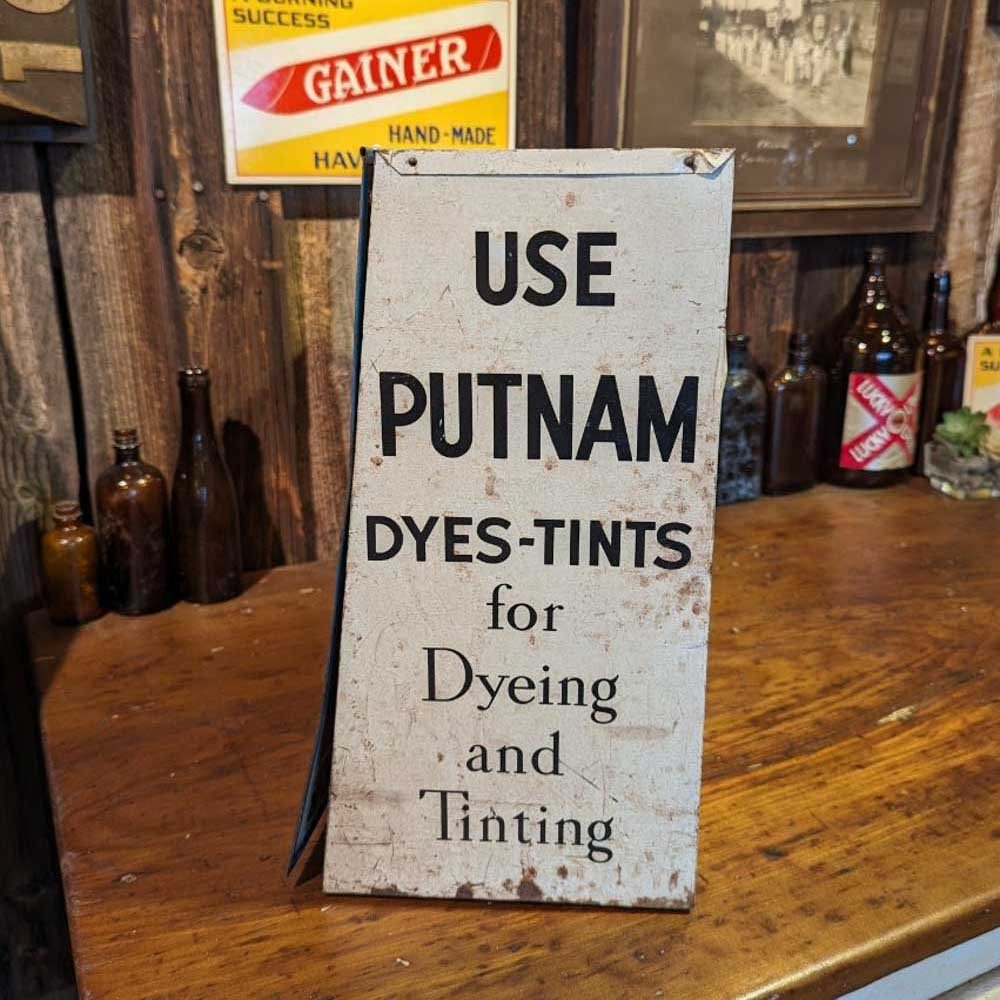 1920s Putnam Dyes Display - Aurora Mills