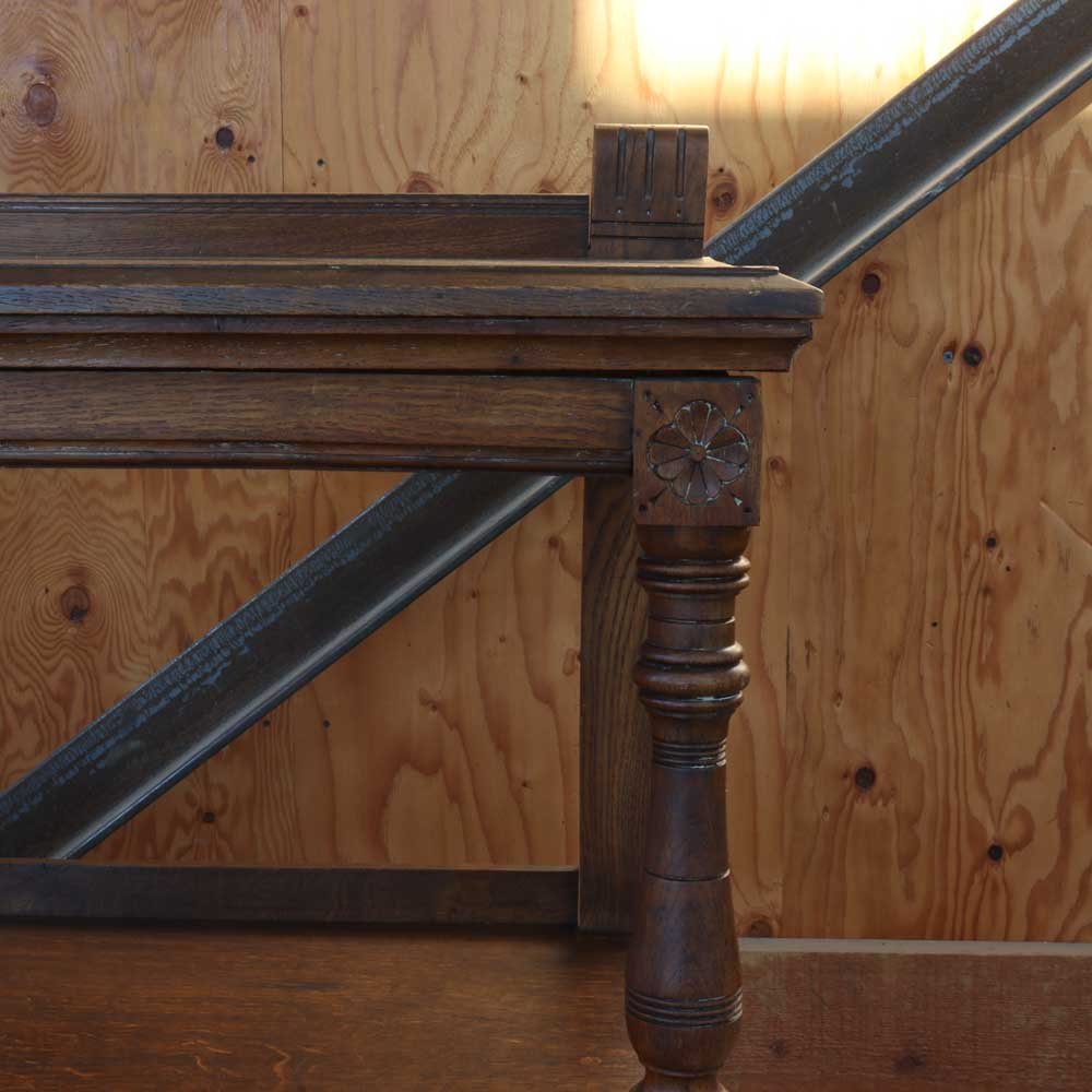 Three Tier Victorian Oak Shelf - Aurora Mills