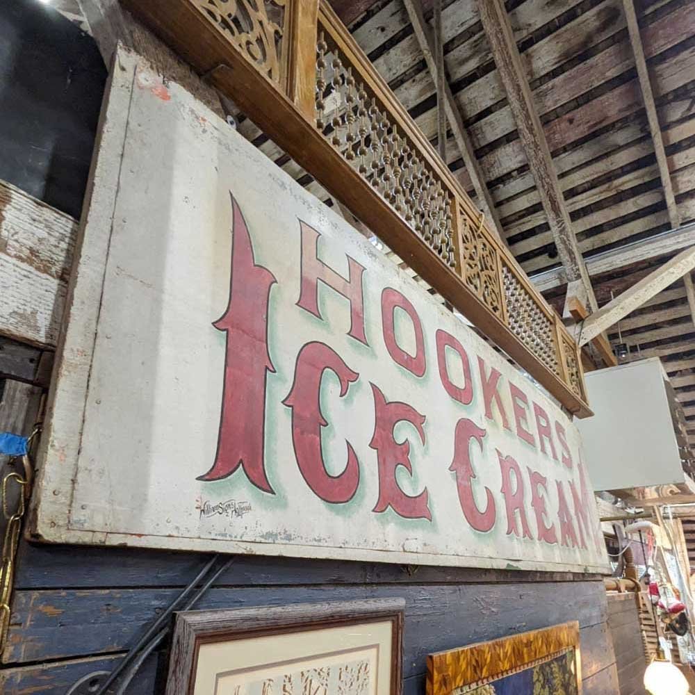 Hookers Ice Cream Sign - Aurora Mills