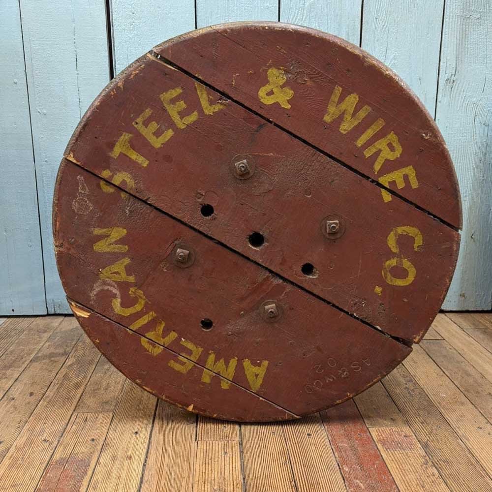 Painted American Wire Spool - Aurora Mills