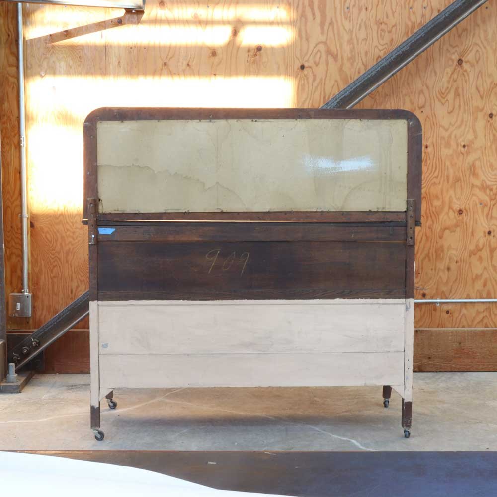 Beveled Glass Sideboard - Need all info - Aurora Mills