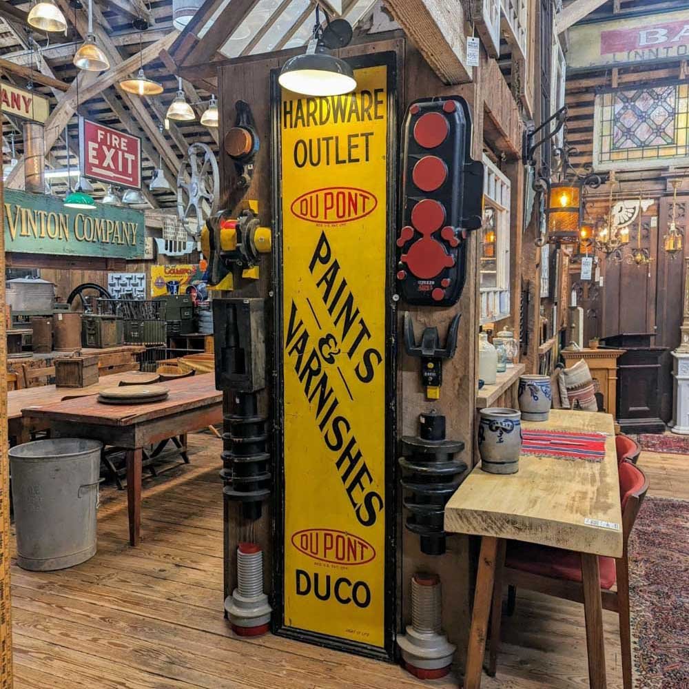 DuPont Paints and Varnishes Sign