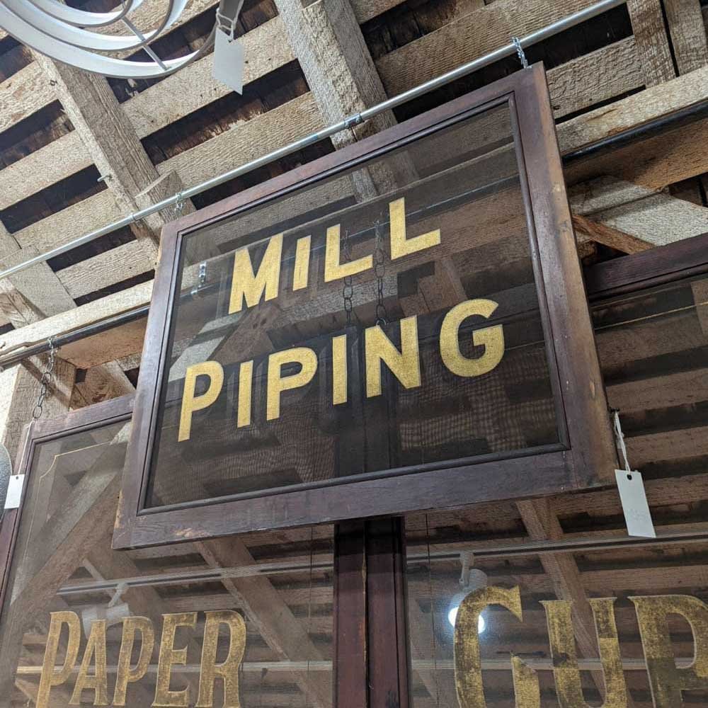 Mill Piping Screen Sign