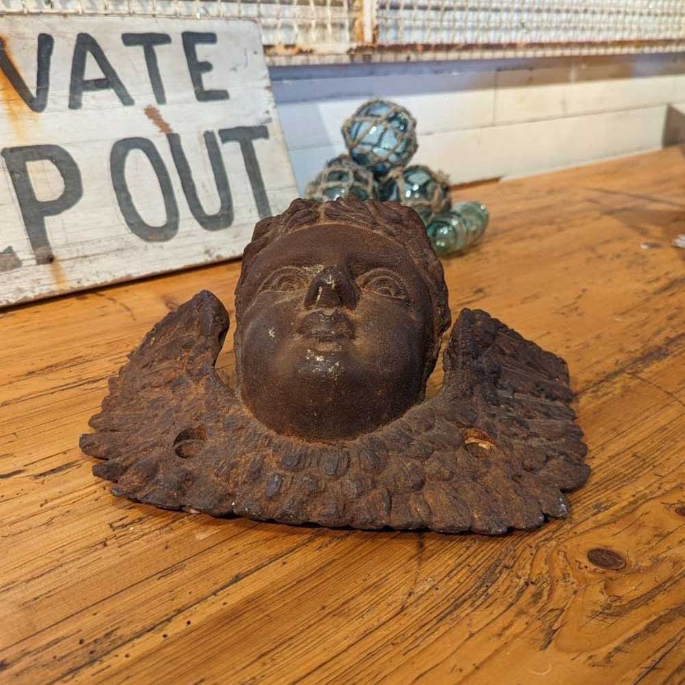 Cast Iron Architectural Cherubs - Aurora Mills