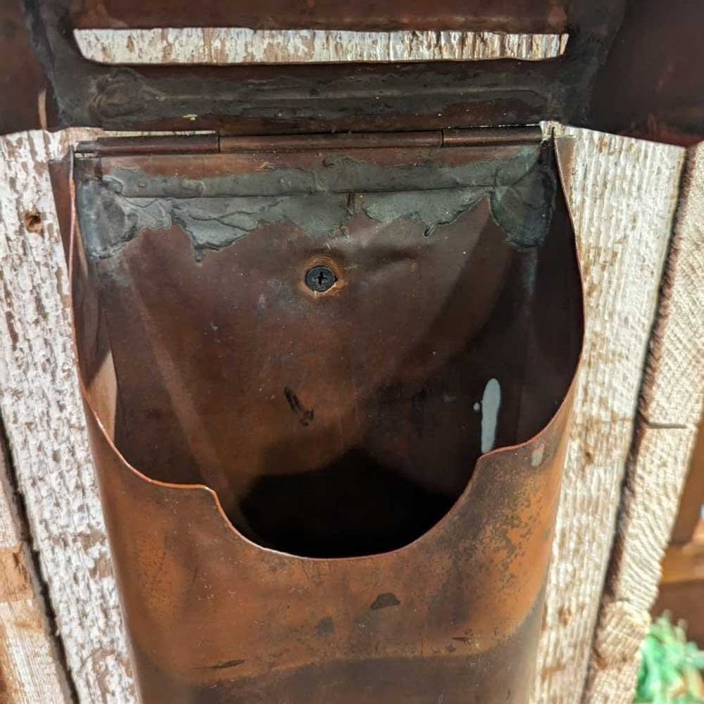 Copper Vertical Mailbox - Aurora Mills