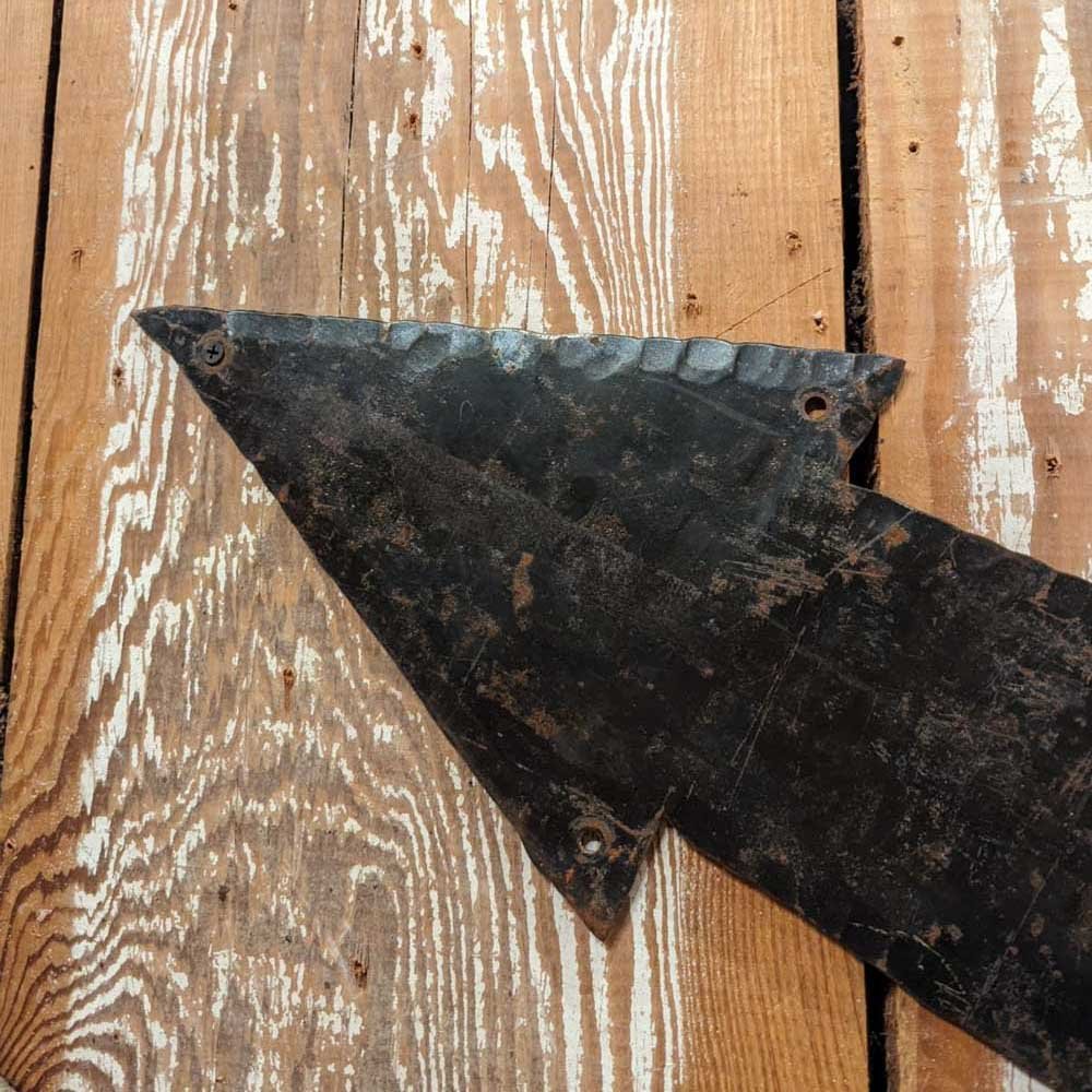 Hand Hammered Iron Arrow - LARGE - Aurora Mills