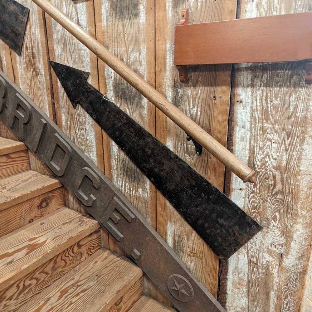 Hand Hammered Iron Arrow - SMALL