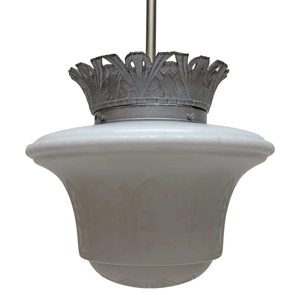 Deco Schoolhouse Pendant - Aurora Mills