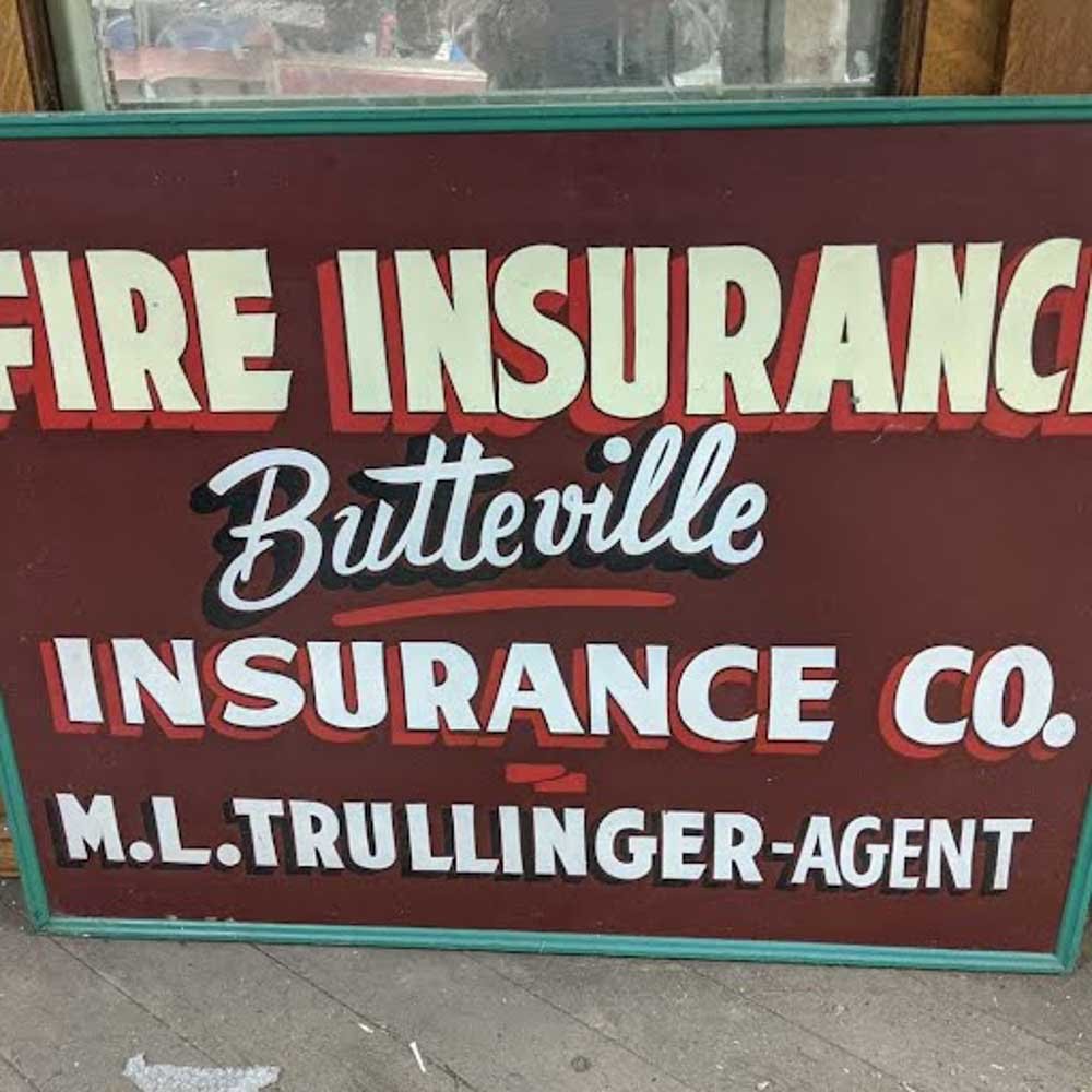 Butteville Fire Insurance Signs - Aurora Mills