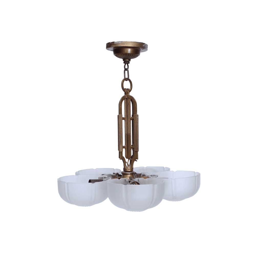 Mid Century Slipper Shade Light Fixture - Aurora Mills