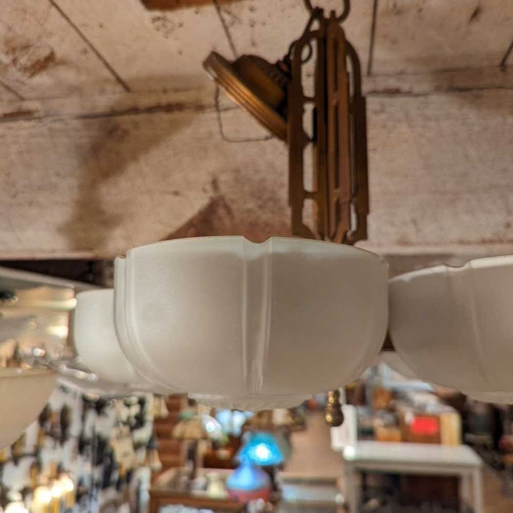 Mid Century Slipper Shade Light Fixture - Aurora Mills